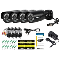 Appareil-photo de balle de KKmoon 4pcs 720P AHD + câble de surveillance de 4 * 60ft