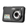 Appareil photo numérique Mini appareil photo de poche 18MP Écran LCD 2, 7 pouces Zoom 8x Capture de sourire Anti-secousse avec batterie