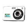 Appareil photo numérique Mini appareil photo de poche 18MP Écran LCD 2, 7 pouces Zoom 8x Capture de sourire Anti-secousse avec batterie