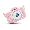Appareil photo selfie pour enfants 8MP avec fente pour carte TF Appareil photo numérique à mise au point automatique IPS 2 pouces Cadres amusants intégrés prenant en charge la vidéo 720P,  bleu