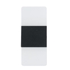 Applique murale à LED Rectangle AC85-265V Applique murale de couloir de chevet Luminaire décoratif en aluminium pour la maison (14x6cm)