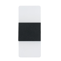 Applique murale à LED Rectangle AC85-265V Applique murale de couloir de chevet Luminaire décoratif en aluminium pour la maison (29x11cm)