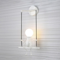 Applique murale design mignon lampe de chevet lumineuse pour couloir de chambre à coucher escalier d