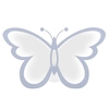 Applique murale LED moderne lampe de montage mural luminaire en forme de papillon pour couloir de chevet décoration murale d