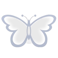 Applique murale LED moderne lampe de montage mural luminaire en forme de papillon pour couloir de chevet décoration murale d