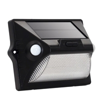 Applique murale rechargeable extérieure à induction de corps humain à énergie solaire