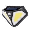 Applique murale solaire des deux côtés Lampe à induction pour corps humain 102LED