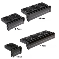 Aquarium de refroidissement Poisson Fan réservoir Cold Wind Chiller réglable 2 Niveau Vent 100-240V