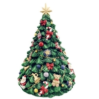 Arbre de Noël boîte à musique rotative cadeaux de boîte à musique de Noël pour amis enfants cadeaux d