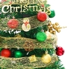 Arbre de Noël de table à LED de 2 pieds avec guirlandes lumineuses à LED Top Star Red Green Balls Ribbon Mini arbre de Noël artificiel pour la décoration de vacances