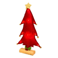 Arbres de Noël avec des ornements de Noël légers