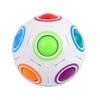 Arc-en-ciel Puzzle balle jeu de correspondance des couleurs casse-tête balle magique anti-Stress pour enfants adultes Puzzle 3D