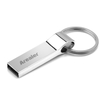 Arealer 64 Go USB2.0 Métal U Disque USB Flash Driver Portable Antichoc Anti-chute U Disque avec Porte-clés