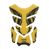 Argent rouge or 3D moto réservoir de mazout tampon décalcomanie protecteur couverture autocollant universel pour Honda Yamaha Kawasaki Suzuki