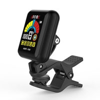ARÔME AMT-100 2 en 1 Rechargeable rotatif métronome accordeur électronique métronome couleur écran avec câble USB batterie intégrée pour chromatique guitare ukulélé basse violon