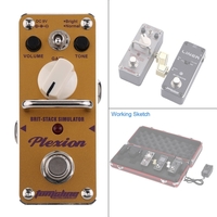 ARÔME APN-3 Plexion Brit-simulateur guitare électrique effet pédale Mini unique effet de cheminée avec True Bypass