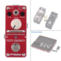 ARÔME moteur Roto sont-3 Rotary Speaker Simulator Mini guitare électrique simple pédale d