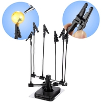 Aérographe professionnel Hobby modèle partie titulaire Six Alligator Clip Stand pistolet pièces supports Auto cabine peinture