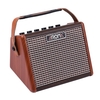 AROMA AG-15A 15W Amplificateur de guitare acoustique portable Amplificateur BT Batterie rechargeable intégrée avec interface de microphone