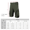 Arsuxeo Pantalons Bouffant court randonnée à vélo Bike VTT court respirant en vrac Fit Casual randonnée à vélo Courir Vêtements Polyamide Lycra avec poches zippées
