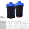 ARSUXEO ultra léger manteau sans manches veste Running vélo vélo Veste Coupe-vent