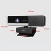 ASHU 2M Pixel 1920x1080P Webcam vidéo haute définition avec 4 micro de réduction du bruit Cam P-rivacy M-agnetic Conception P-rotection USB2.0 Port C-harging C-omputer PC Caméra pour vidéo conférence Live Streaming Recording Portable