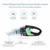 Aspirateur de voiture Aspirateur à main sans fil USB Charge rapide Portable pour le nettoyage à sec humide de voiture à domicile