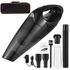 Aspirateur de voiture sans fil Portable 8KPa puissant aspirateur de voiture Rechargeable avec lumière LED longues buses de brosse courtes pour saleté humide et sèche tapis de cheveux pour animaux de compagnie maison