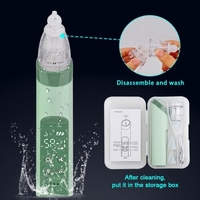 Aspirateur nasal 2 en 1 et nettoyant pour points noirs Aspirateur de nez électrique Nettoyeur de nez avec 3 forces d