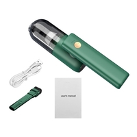 Aspirateur sans fil à main Aspirateur rotatif pliable portable avec double lumière pour animaux de compagnie de voiture de bureau à domicile