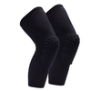 Attelle de genou 2 pièces pour hommes et femmes Support de manchon de compression du genou de protection avec silicone antidérapant pour la course à pied Volleyball Basketball Haltérophilie Entraînement sportif