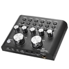Audio USB Casque Microphone Webcast Carte Son Live Diffusion Sonore Électrique pour Téléphone Ordinateur PC