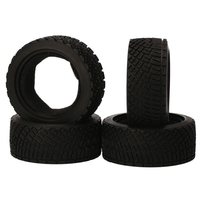 AUSTAR AX-8006 4 pièces 65*25 MM pneus en caoutchouc pour voiture de course 1/10 compatible avec HSP94123 LC PTG-2