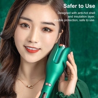 Auto-Couris-cheveux Fer à curling automatique avec baguette de curling à poil gauche et à droite pour le style des cheveux 17 engagement de la température