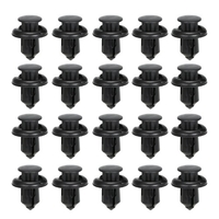 Auto Fixation Clips En Plastique Attache Rivet Clips 190 Pcs 6 Tailles Voiture Push Pin Rivet Garniture Clips