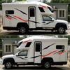 Autocollant de carrosserie automatique de voiture autocollants et décalcomanies graphiques de camion latéral auto-adhésif pour remorque de camping-car caravane RV