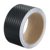 Autocollant de décoration de voiture pour garniture de fenêtre garniture de porte noir mat / noir brillant / noir en fibre de carbone 3D en option