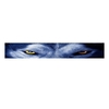 Autocollant de pare-brise avant de voiture,  autocollant de pare-soleil de bloc arrière décoration autocollant de voiture oeil de chat stéréoscopique 3D autocollants de décoration de voiture