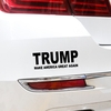 Autocollant de pare-chocs autocollant autocollant de carrosserie autocollants Trump 2020 - rendre l