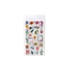 Autocollant de plantes à fleurs autocollants de décoration auto-adhésifs Washi autocollant japonais 6 feuilles / paquet