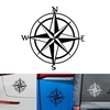 Autocollant de vinyle de boussole de navigation pour l