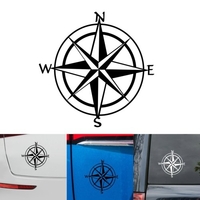Autocollant de vinyle de boussole de navigation pour l