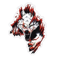 Autocollant en PVC 3D Motif Animal Adhésif Étanche Crème Solaire Carrosserie En Verre Decal