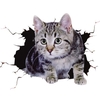 Autocollant en PVC 3D Motif Animal Adhésif Étanche Crème Solaire Carrosserie En Verre Decal