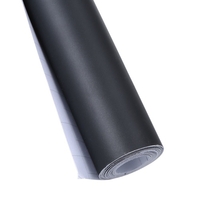 Autocollant noir mat de voiture autocollant protecteur de carrosserie de voiture film vinyle bricolage Wrap Decal 300 * 3000mm