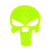 Autocollant universel de voiture Skull Autocollant réfléchissant de moto