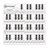 Autocollants amovibles pour clavier de piano T-31W