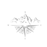 Autocollants boussole de montagne,  autocollant pour capot de voiture autocollants étanches boussole de porte latérale de carrosserie,  autocollant autocollant à rayures en vinyle pour véhicules tout-terrain SUV de camion