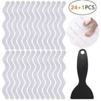 Autocollants de baignoire 24 autocollants de bain antidérapants PCS
