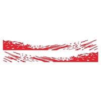 Autocollants de voiture de camion,  autocollants de voiture à rayures de course,  autocollants en vinyle Waves Graphics pour porte de carrosserie,  autocollants de voiture pour grands autocollants latéraux de voiture pour camion pick-up SUV Jeep